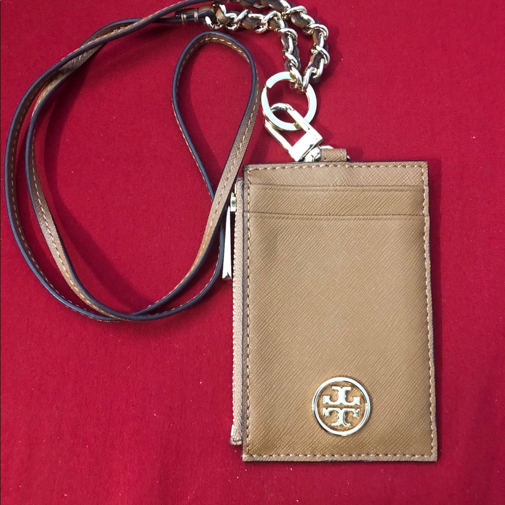 Tory Burch Robinson Brown Lanyard